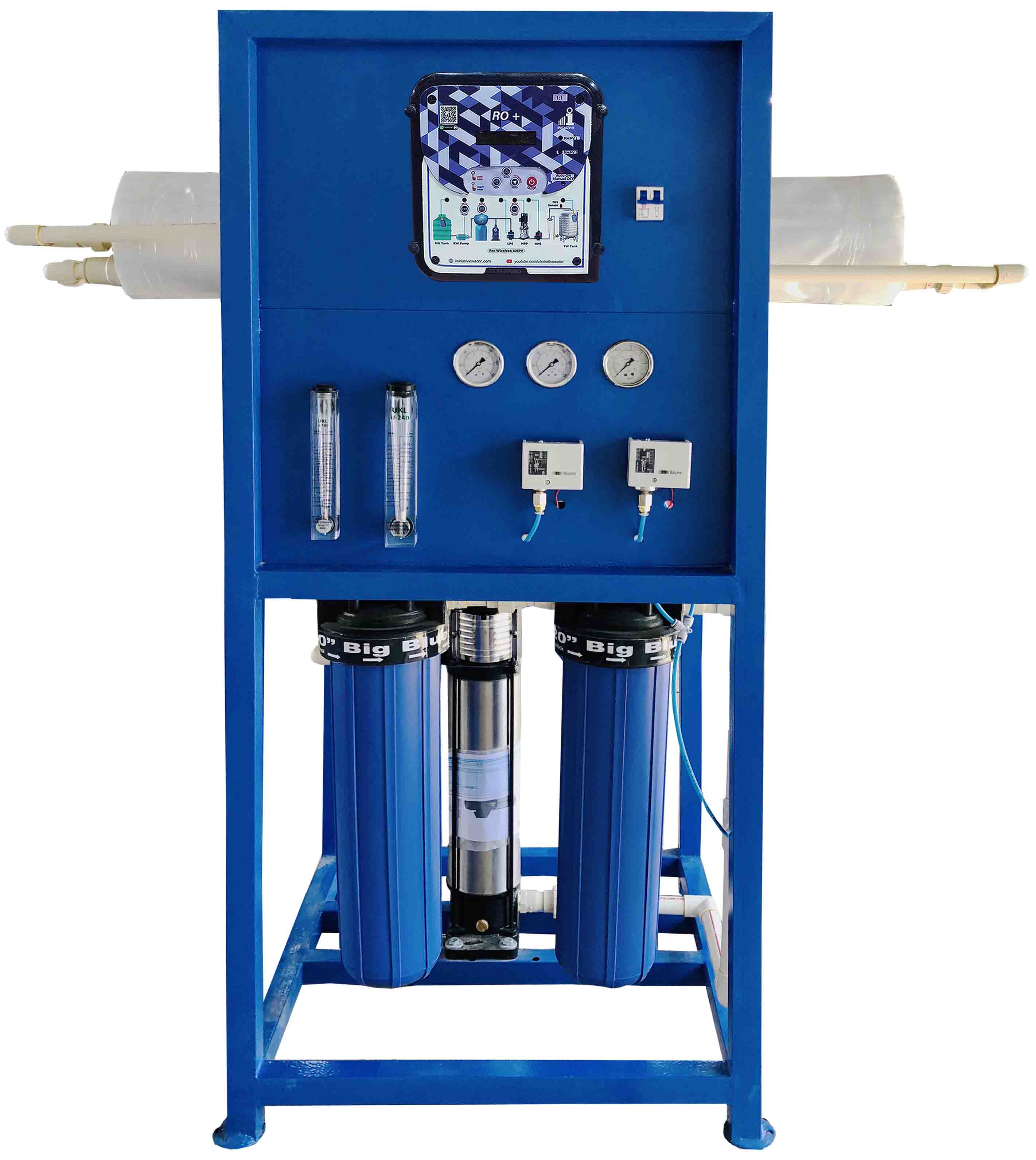 1000 LPH MS SINGLE MEMBRANE HOUSING AUTO