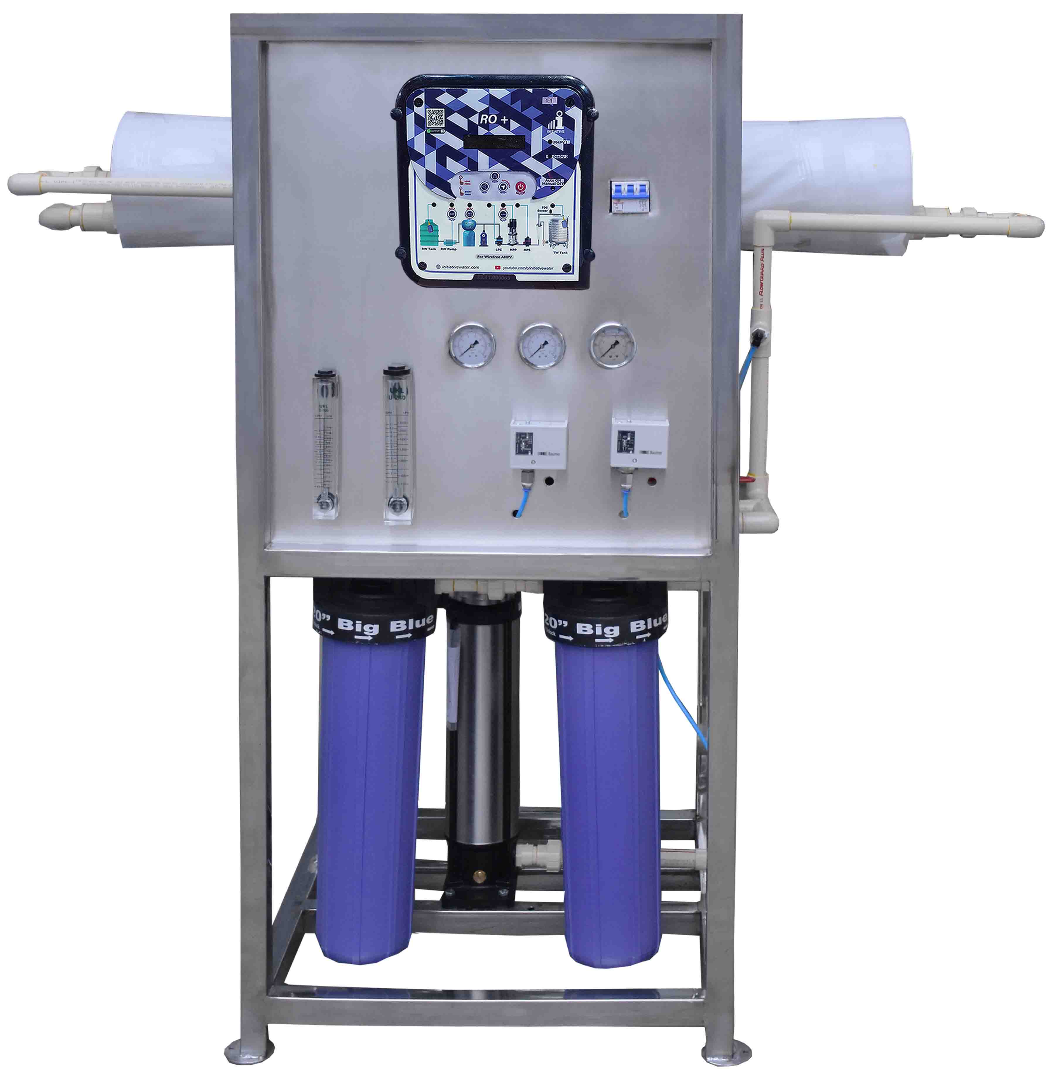 1000 LPH SS SINGLE MEMBRANE HOUSING AUTO